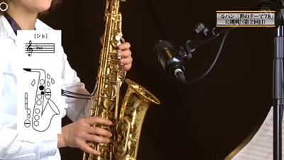 ジャズ風サックでルパン三世