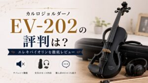 カルロジョルダーノEV-202の評判は？エレキバイオリンを徹底レビュー
