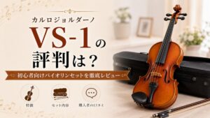 カルロジョルダーノVS-1の評判は？初心者向けバイオリンセットを徹底レビュー